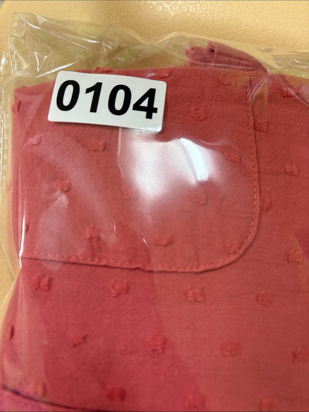 Southern Tide Coral Rust Dot-Texture Shirt Dress with Tie Waist - Picture 11 of 11